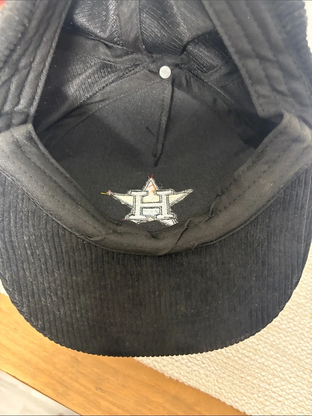 Houston Astros black corduroy